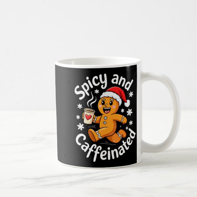 Scy And Caffeinated Shirt Men Women Gingerbread Ch Kaffemugg (Höger)