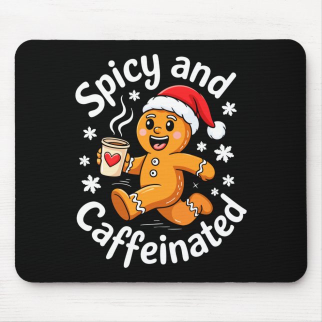 Scy And Caffeinated Shirt Men Women Gingerbread Ch Musmatta (Framsidan)
