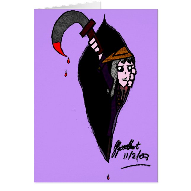 Scythesår Hälsningskort (Framsidan)