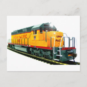 SD-40-lok Vykort