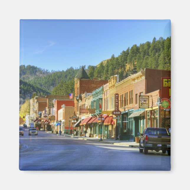 SD, Deadwood, Historic Guld Mining City Magnet (Framsidan)