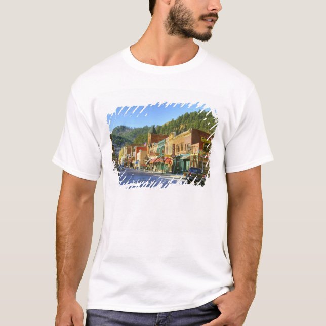 SD, Deadwood, historisk guldgruvstad T Shirt (Framsida)