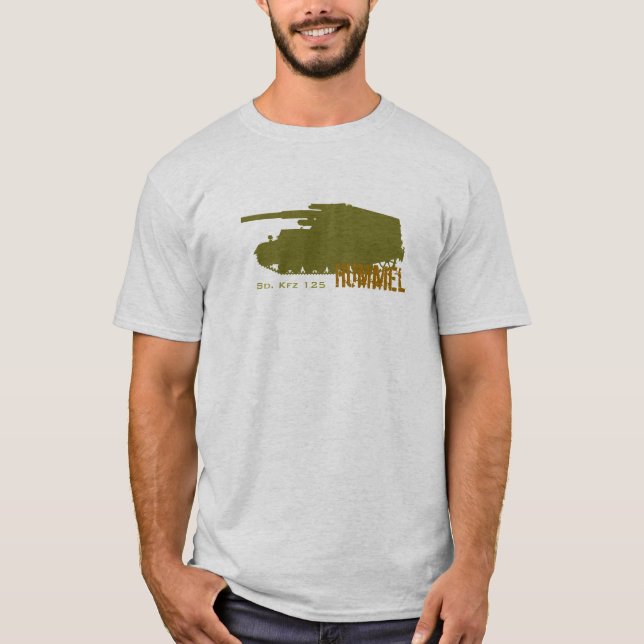 Sd. Kfz 125 Hummel T-shirt (Framsida)