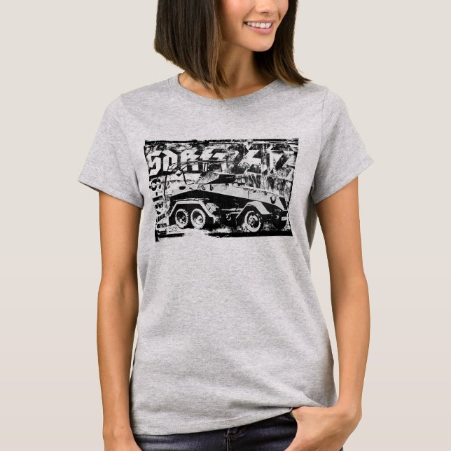 Sd.Kfz. 232 (6-åring) Kvinnor i Bella Favorite Jer Tee Shirt (Framsida)