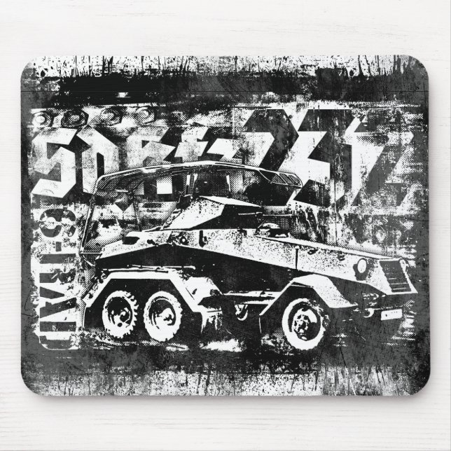 Sd.Kfz. 232 (6-Rad) Mousepad Musmatta (Framsidan)