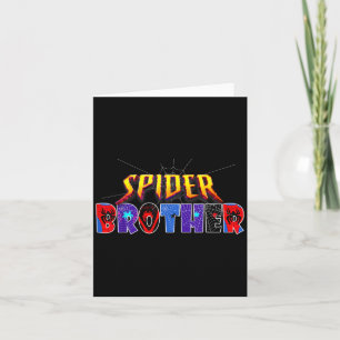 Sder Brother Shirt Birthday Family Funny Halloween Kort
