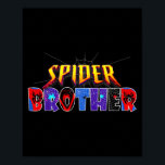 Sder Brother Shirt Birthday Family Funny Halloween Poster<br><div class="desc">Sder Brother Shirt Birthday Family Funny Halloween Costume</div>