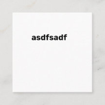 sdfsdf kvadratiskt affärskort