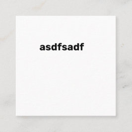 sdfsdf kvadratiskt affärskort fyrkantigt visitkort