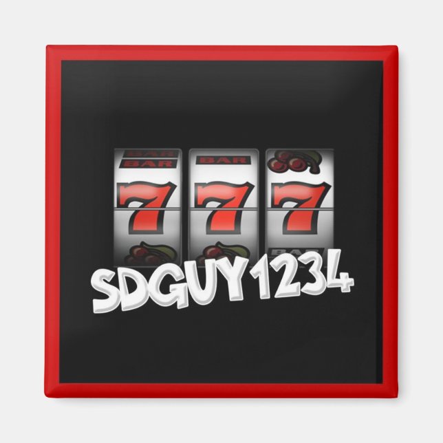 SDGuy Logotyp Magnet (Framsidan)