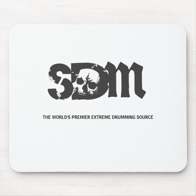 SDM-logotyp Mousepad Musmatta (Framsidan)