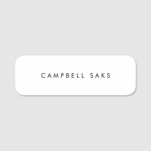 SDT Tulane Namn bricka Namnbricka (Framsida)