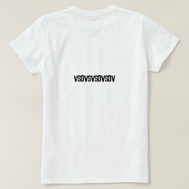 sdvsvd t shirt (Design baksida)