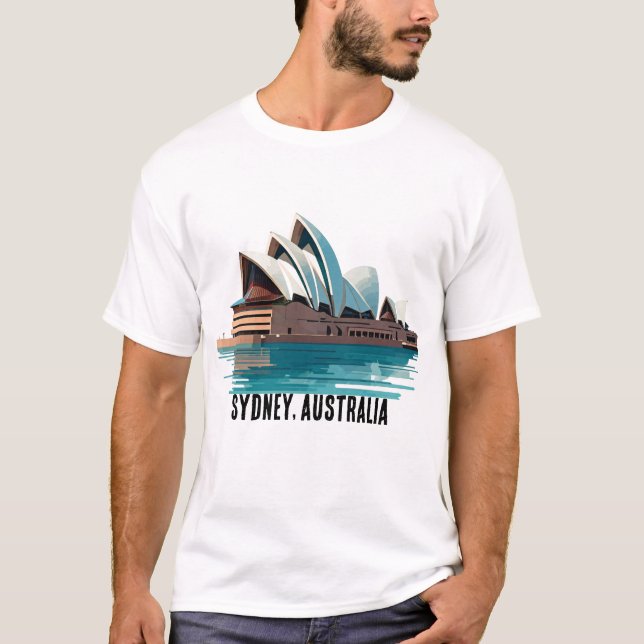 Sdyney Opera House T Shirt (Framsida)