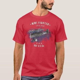 SE5a RAF WWI Fighter-flygplan T Shirt