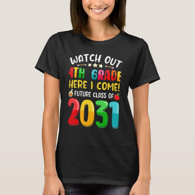 Se 4:e Klass här i Kom 20-klassen T Shirt (Framsida)