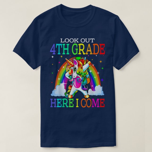Se 4:e Klass här i kom Cute Dabbing Unico T Shirt (Design framsida)