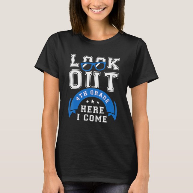 Se 4:e Klass här i Kom Distress T Shirt (Framsida)