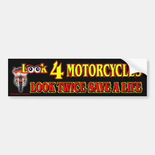 Se 4 motorcyklar bildekal