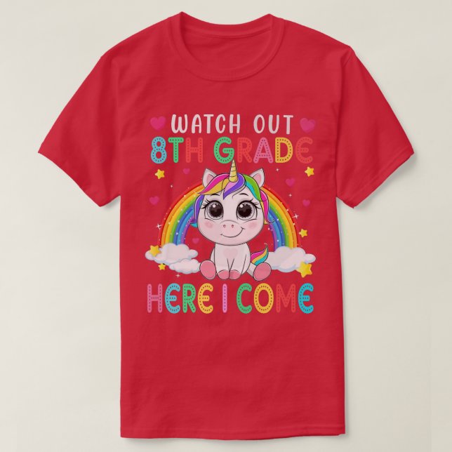Se 8:e Klass här i Kom Back to school Uni T Shirt (Design framsida)