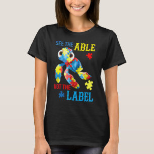 Se Able not the Label Turtle Puzzle Aw T Shirt