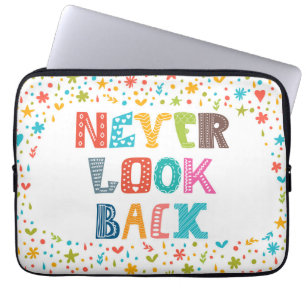 Se aldrig tillbaka laptop sleeve