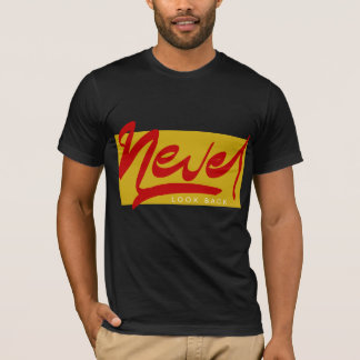 Se aldrig tillbaka Motiverande Urban Graffiti T Shirt