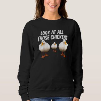 Se alla kycklingar som går runt i Anka-vinet T Shirt