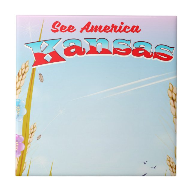Se Amerika! - Kansas Kakelplatta (Framsidan)