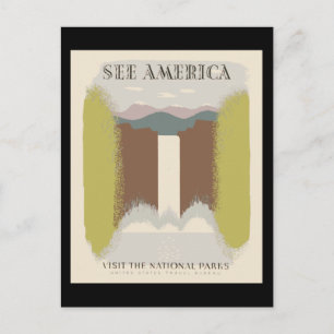 Se Amerika på Parker Vykort
