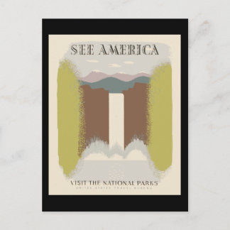 Se Amerika på Parker Vykort