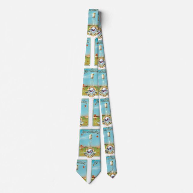 Se Amerika Vintage 50-tals stil flygplansaffisch Slips (Framsida)