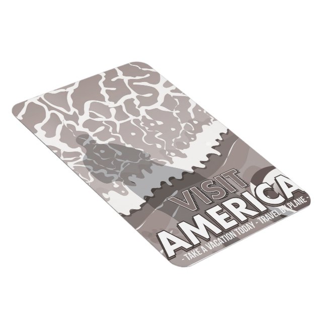 Se Amerika Vintage Tecknad Film Magnet (Högersidan)