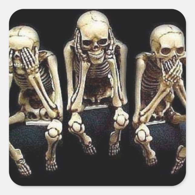 SE ANGELÄGENHETEN NR EVIL FYRKANTIGT KLISTERMÄRKE (Framsida)