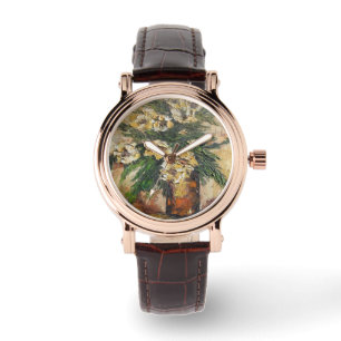 Se Ann Hayes Painting Gula blommor Armbandsur