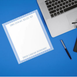 Se@@ Anpassningsbar SLP-anteckningsblock! Anteckningsblock