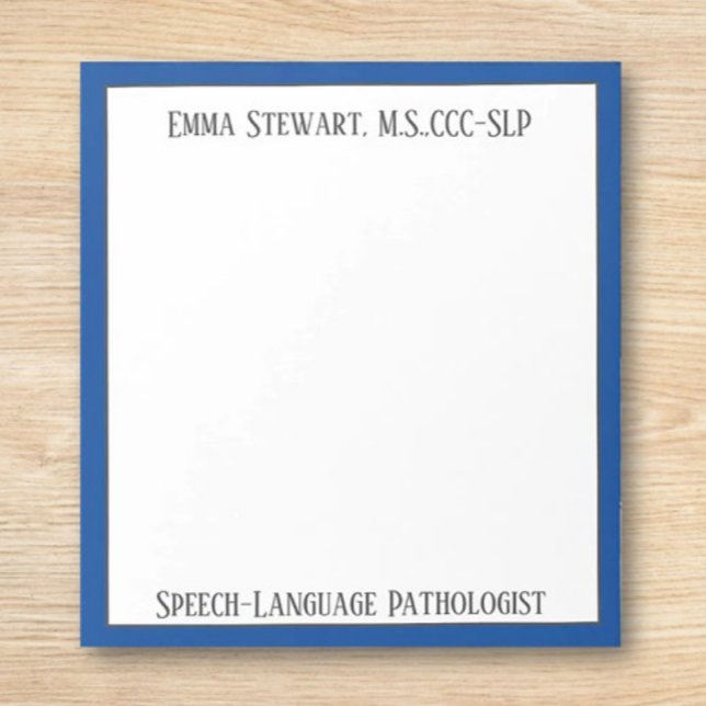 Se@@ Anpassningsbar SLP-anteckningsblock! Anteckningsblock (Skapare uppladdad)