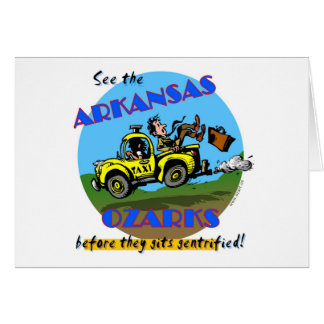 Se Arkansas Ozarks Hälsningskort