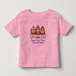Se att att tala hör ingen Cystic Fibrosis 2 T Shirt