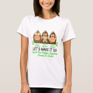 Se att att tala hör ingen Non-Hodgkins T-shirt