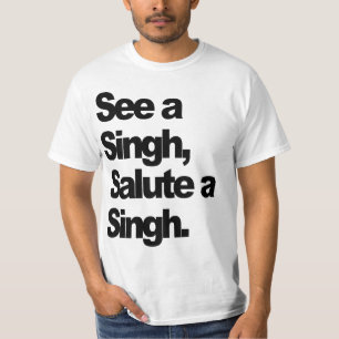 Se att en Singh T-tröja (original) kväser by pet Tee