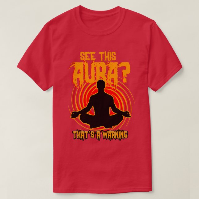 Se Aura som varnar T Shirt (Design framsida)