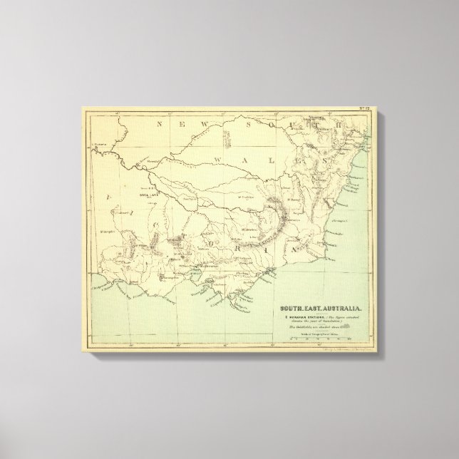 SE Australien Canvastryck (Framsida)