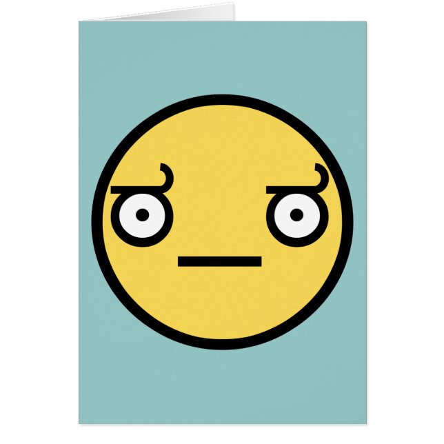 Se av ogillandekort hälsningskort (Framsidan)