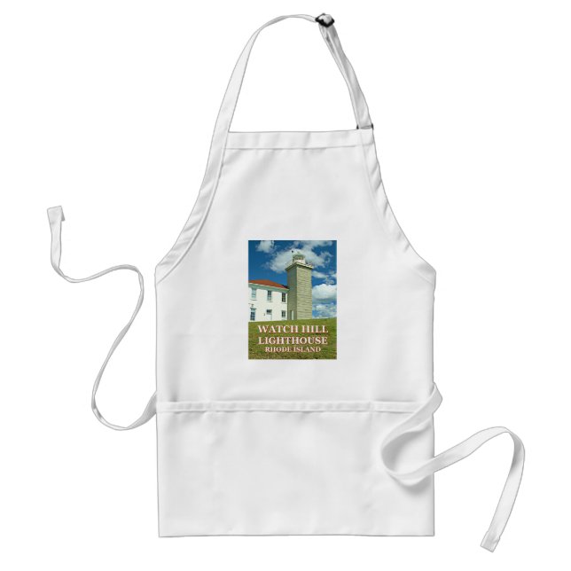 Se Backe fyr, Rhode island Apron Förkläde (Framsidan)