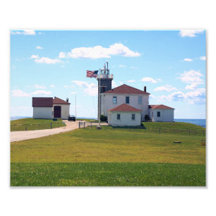 Se Backe fyr, Rhode island fotoutskrift Fototryck