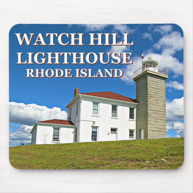 Se Backe fyr, Rhode island Mousepad Musmatta (Framsidan)