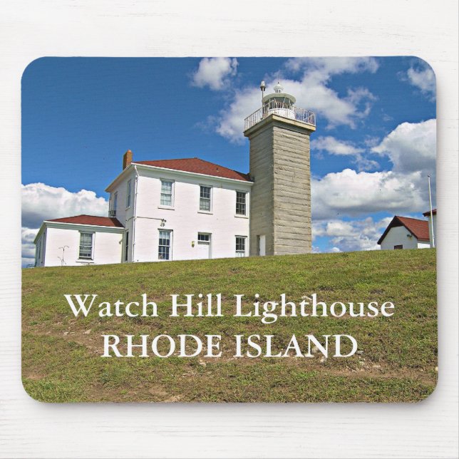 Se Backe fyr, Rhode island Mousepad Musmatta (Framsidan)