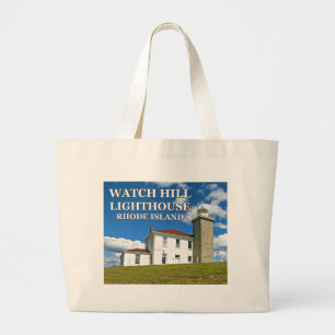 Se Backe fyr, Rhode island Tote Bag Jumbo Tygkasse