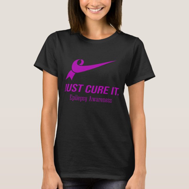 Se bara till att det är epilepsimedvetenhet t shirt (Framsida)